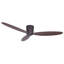 Ventilateur de plafond encastré de 52 pouces à courant continu avec télécommande, finition bronze huilé, profil bas-442716679