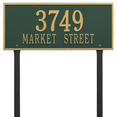 Plaque d'adresse sur 2 lignes Hartford
