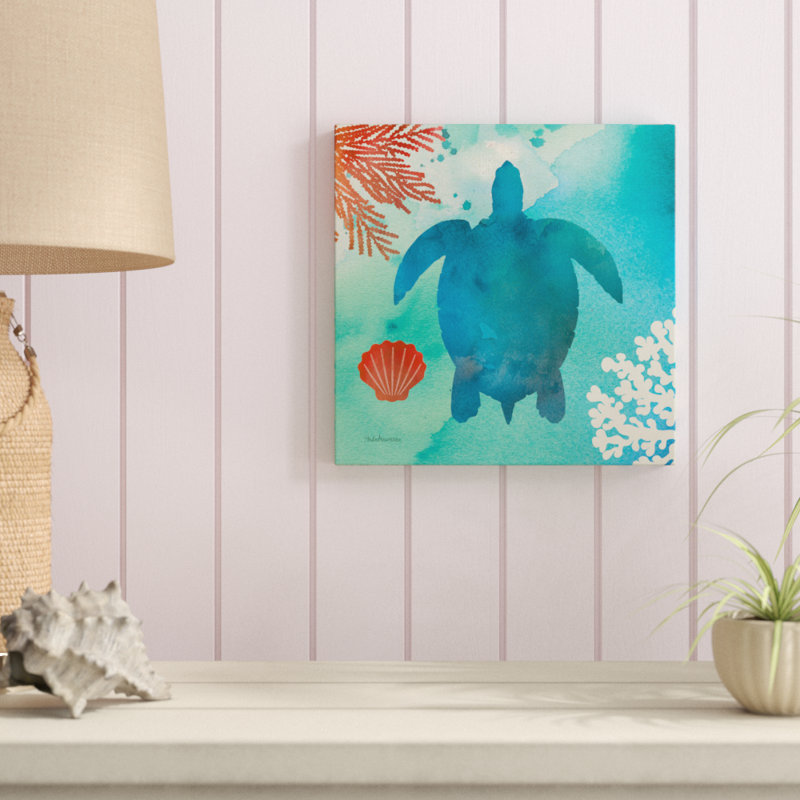 Reproduction d’art sur toile, "Under the Sea II" par studio moun, H 12 po x l 12 po