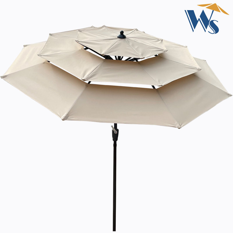 Parasol de marché 108,00 po, Brun clair