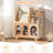 Kids’ All-in-One Wooden Storage Bookshelf with Toy Organizer & Hooks, Kids Bookcase, Storage Book Rack-704149361