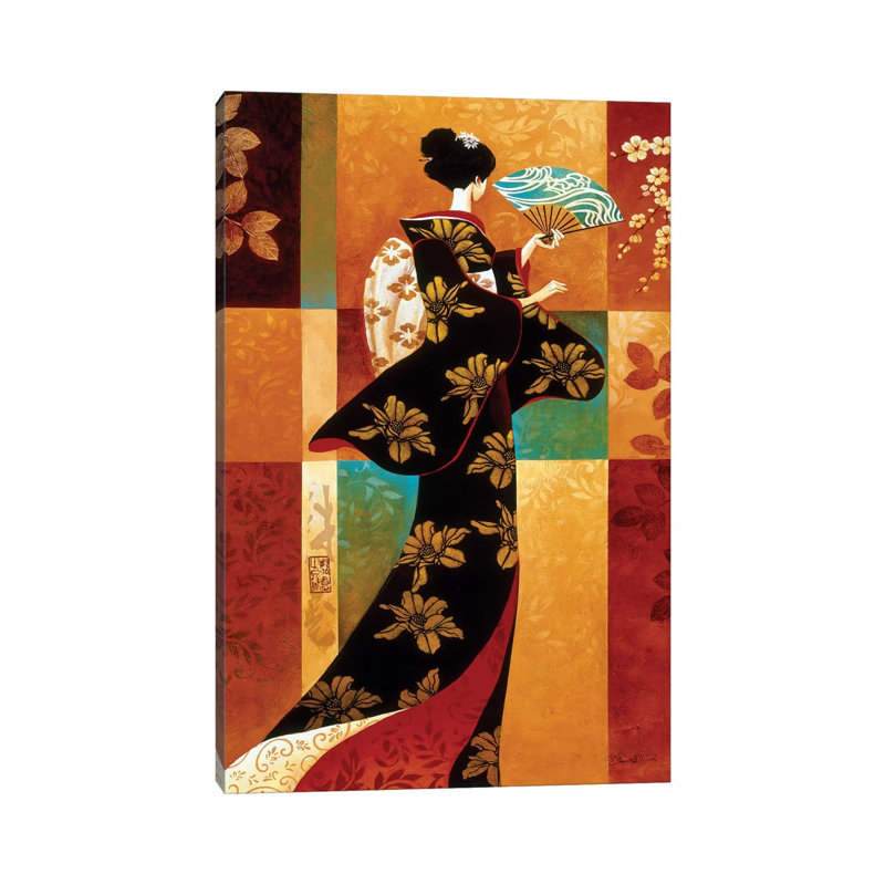 Sakura by Keith Mallett - Wrapped Canvas Print, 66.04 cm H x 45.72 cm W x 3.175 cm D