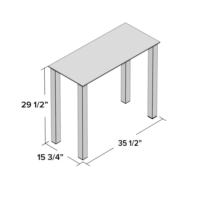 Bureau en verre Keimar, Semi-givré \ blanc