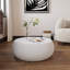 Table basse moderne en cuir clair avec plateau tambour en cuir pour meubles de salon-209649688-209649691-209649686