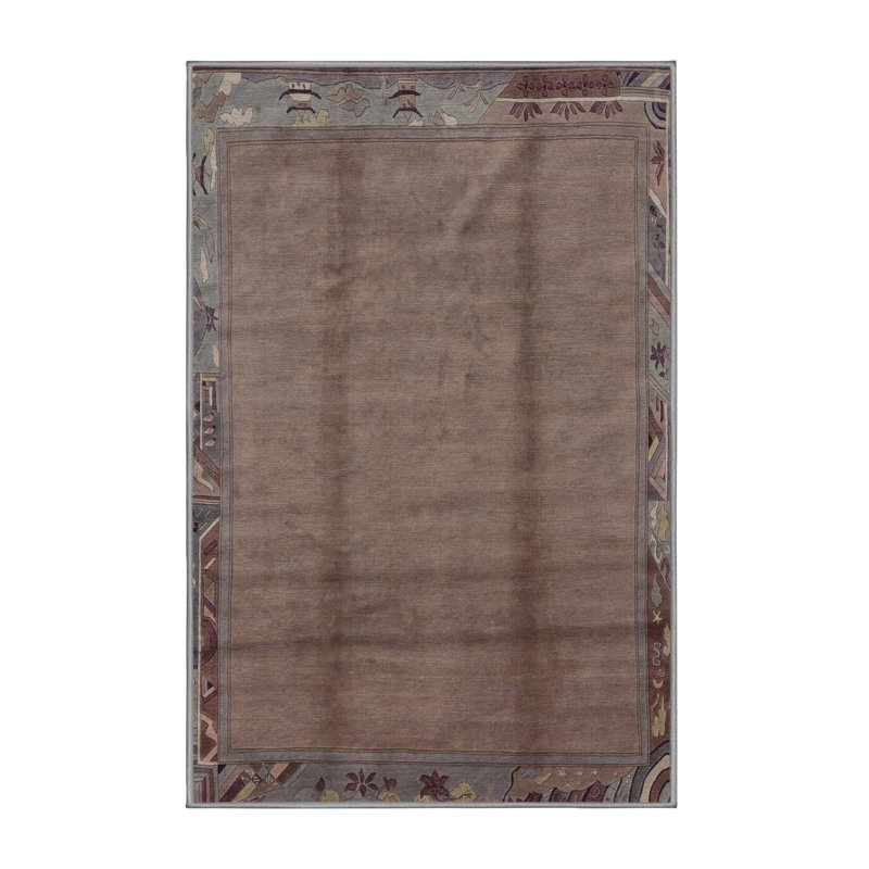 Milah Wool Abstract Indoor Rug, Rectangle 5' x 7'
