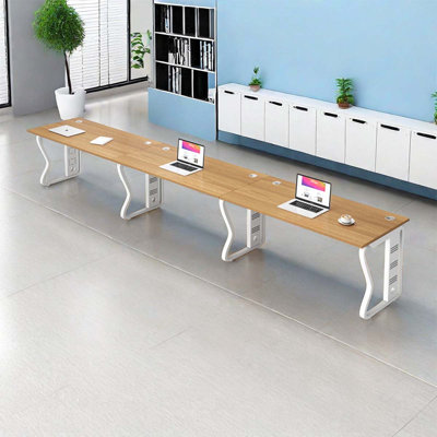 Milaynah 141.73'' W Rectangle Partition Desk