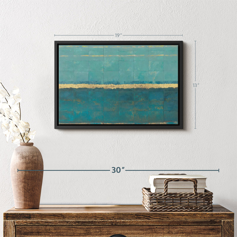 Abstract " Quietude II Canvas Print ", 13" H x 19" W