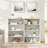 Multifunctional 8 - Layer Cd Bookcase, Adjustable Shelves, Detachable Into Two 4 Cabinets, Construction, 25 Lbs Shelf Load Bearing Storage Shelving, 6 , Suitable For Office,-126005763