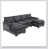 Velours gris velours est en rupture de stock