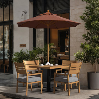 Parasol en bois de teck 7,5 pi