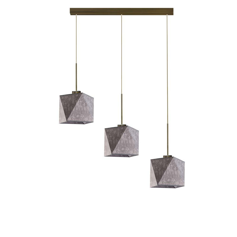 Deneise 3 - Light Kitchen Island Pendant, Brown