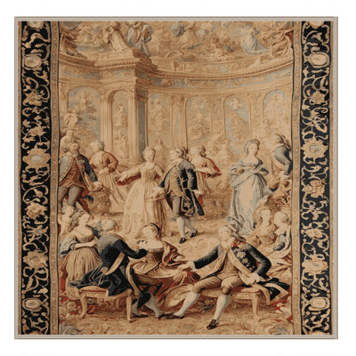 Tapis brun français lavable à la machine