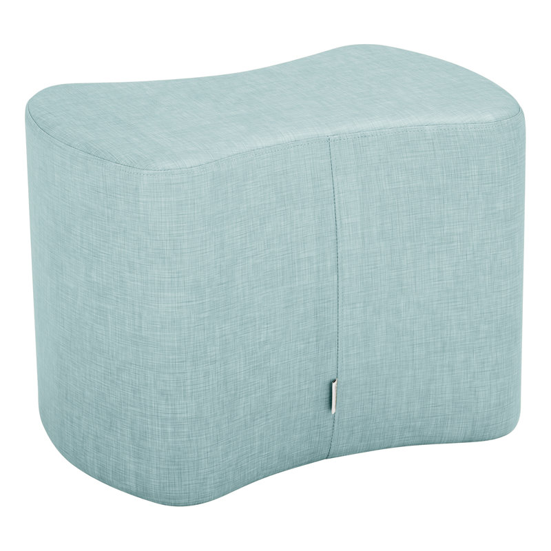 Tabouret à nœuds papillon structuré en savoir plus, Bleu hachuré