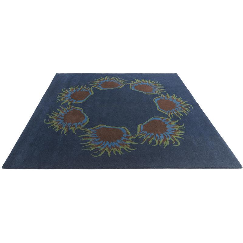 Tapis carré bleu marine Odenton