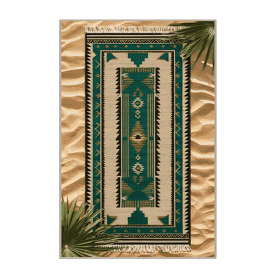  Tapis lavable Desert Oasis Southwestern