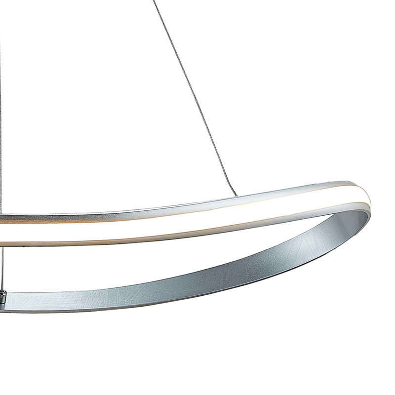 Luminaire suspendu ovale 1 lumière DEL Array