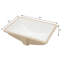 Lavabo de salle de bain encastré rectangulaire blanc avec trop-plein 21 po Lofeyo