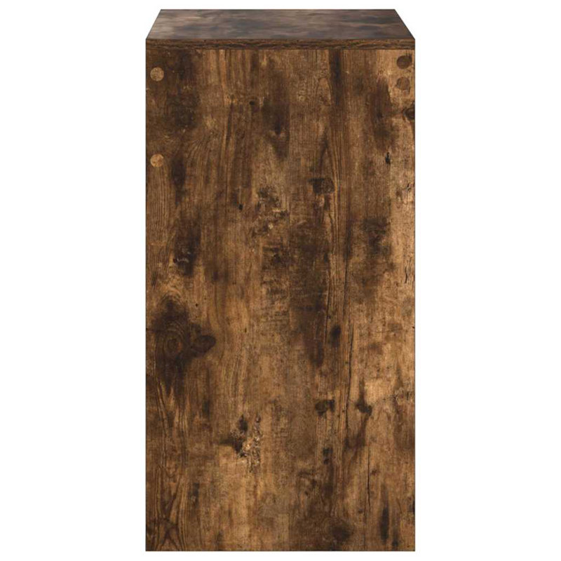 Desk 76 Cm Engineered Wood, 76 cm H x 60 cm W x 40 cm D, Smoked Oak