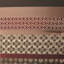 Édredon très grand rouge 7 pièces - Motif géométrique et texture luxueuse 7
