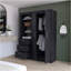 Armoire 3 tiroirs Wenge-1958804669