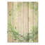 «Verdant Green Wreaths Whirl» - panneau mural en bois sur bois de pin naturel-1024323220