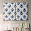 Toile tendue avec motif de fleurs indigo I-Premium - prêt à accrocher-108963101