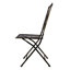 Ensemble de 4 chaises pliantes en fer Barcelona Bistro de Chivari-106372653