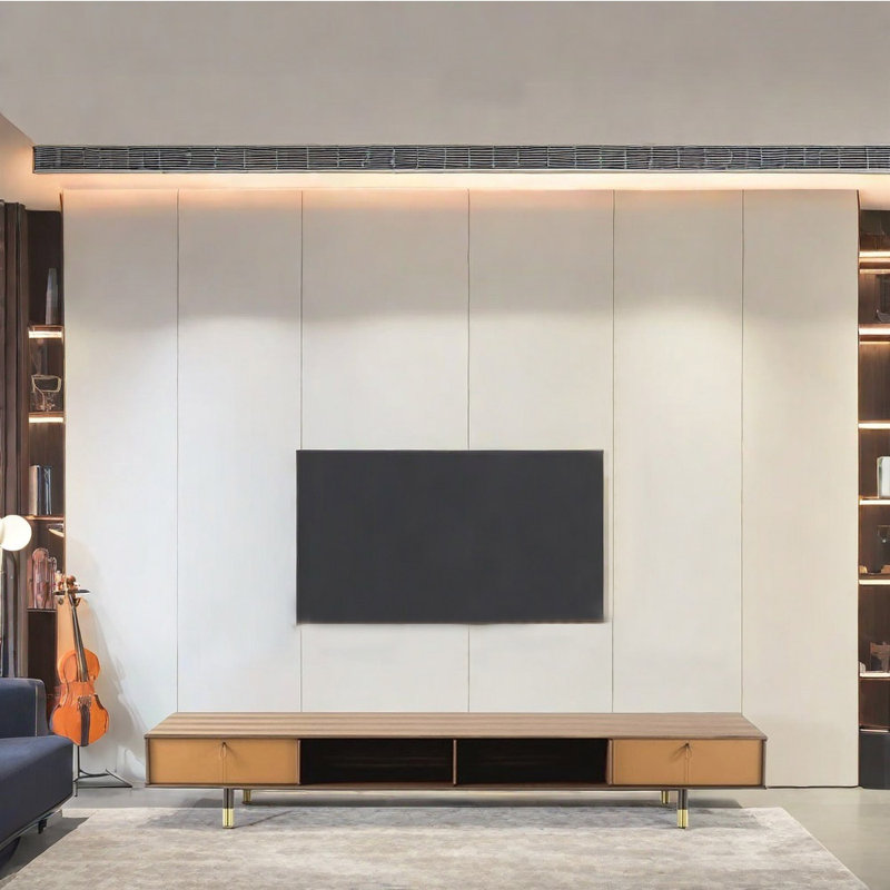 Meuble télé de salon de style italien, 78.74"