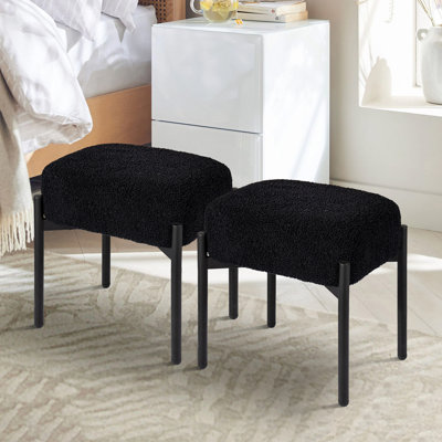 Chair For Bedroom Sherpa Vanity Chair With Back Small Makeup Chair