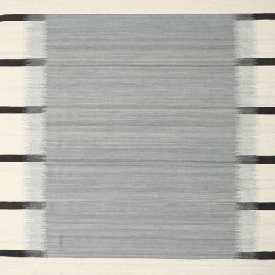 Tapis abstrait beige / noir / gris