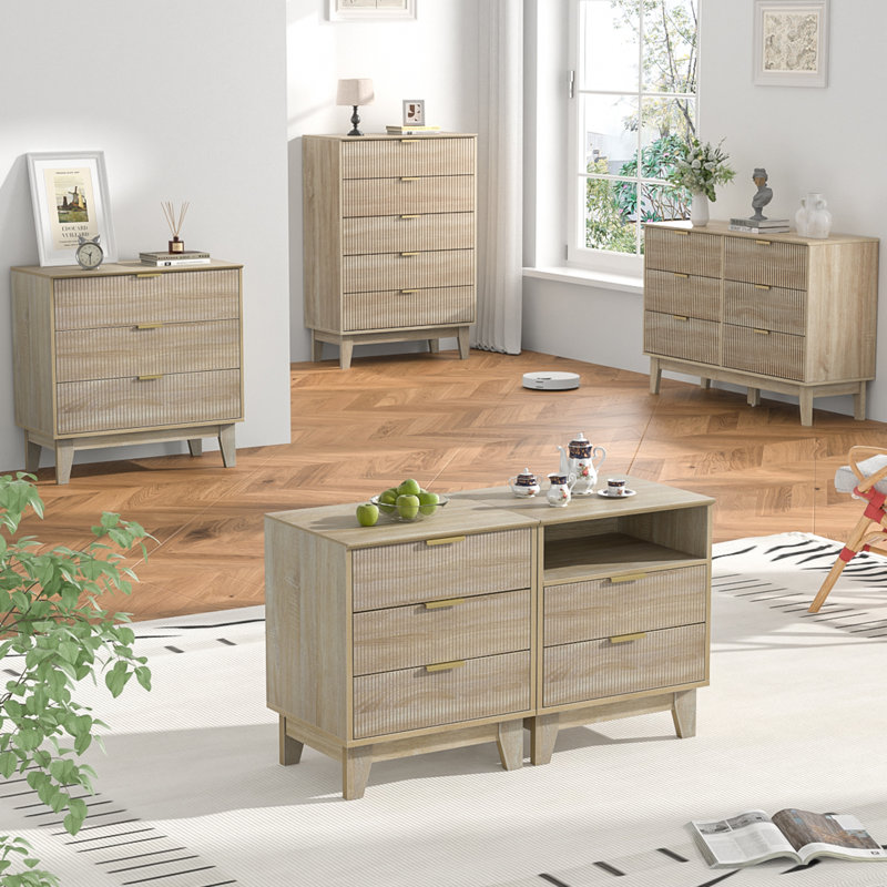 Commode 3 tiroirs Candelario