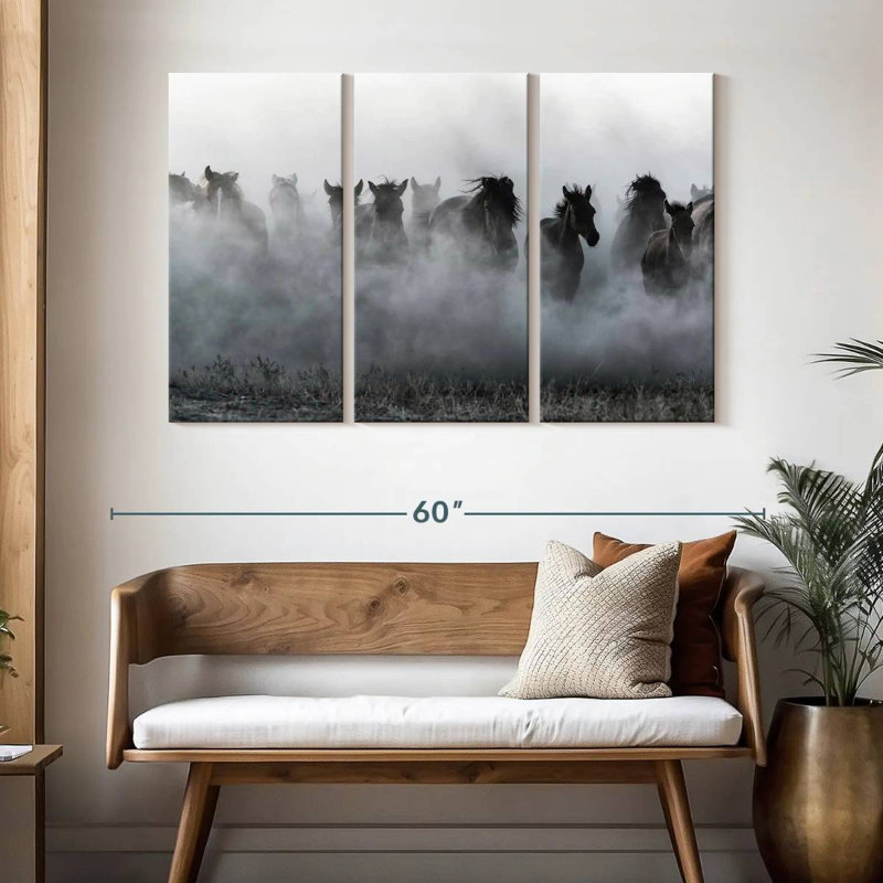 Brampt Turkish Horses, 32" H x 50" W