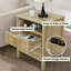 48cm W Manufactured Wood Bedside Table