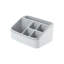 Boîte de rangement en plastique 6 emplacements grande capacité multi-usages-130220049