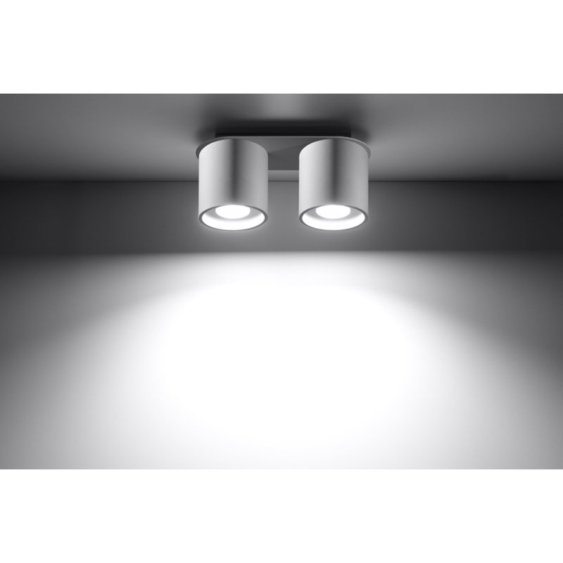 Orbis 2 Flush Mount, White