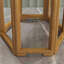 Solid Wood Hexagonal Plant Stand