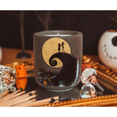 Stone Jar Candle with Holder