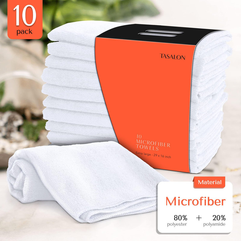 Hand Towel Quick Dry Hair Salon Towel, White