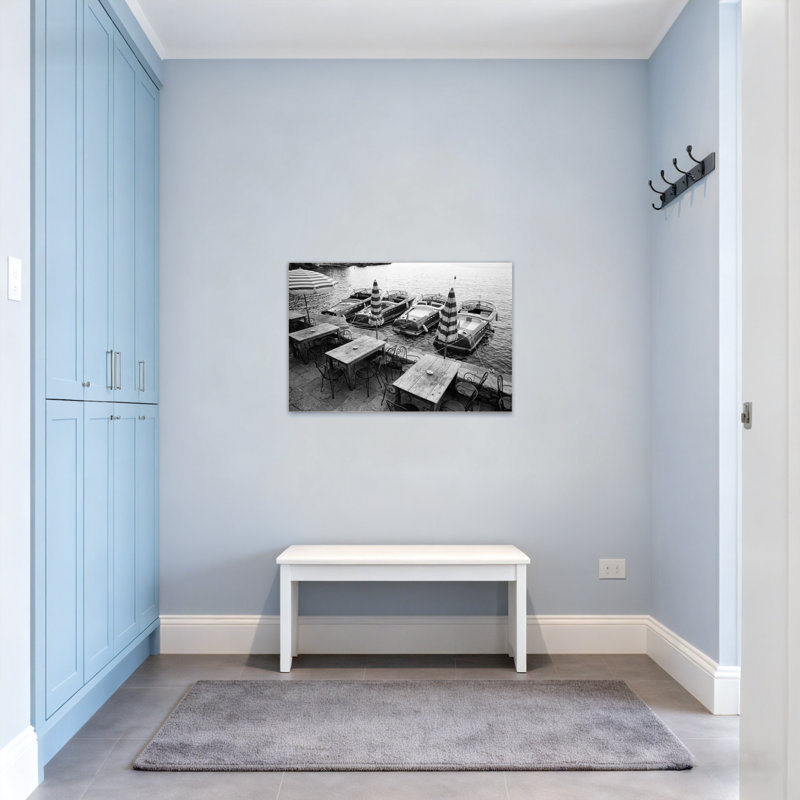 Imprimé à motif de chaises de bateau Fashion, H 12 po x l 18 po
