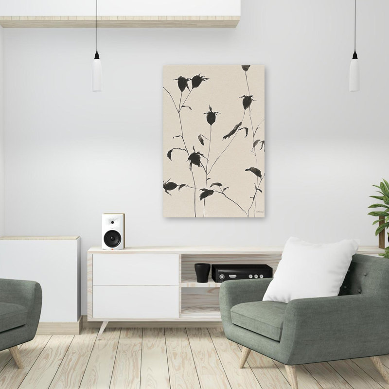 Ombres botaniques contemporaines et bohémiennes II, H 36 po x l 24 po