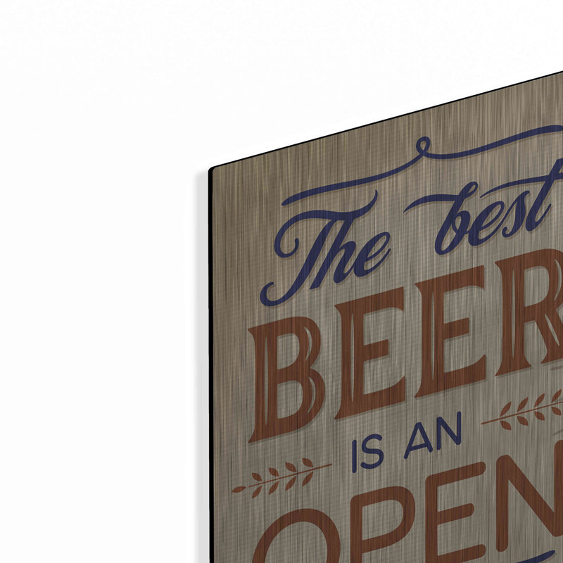 «The Best Beer» par Mollie B Art, H 24 po x l 24 po