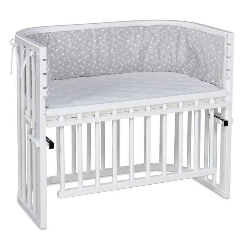 babybay Maxi Comfort Plus co-sleeper, Lacquered White