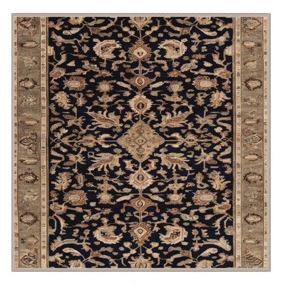 Machine Washable Turkish Brown Area Rug