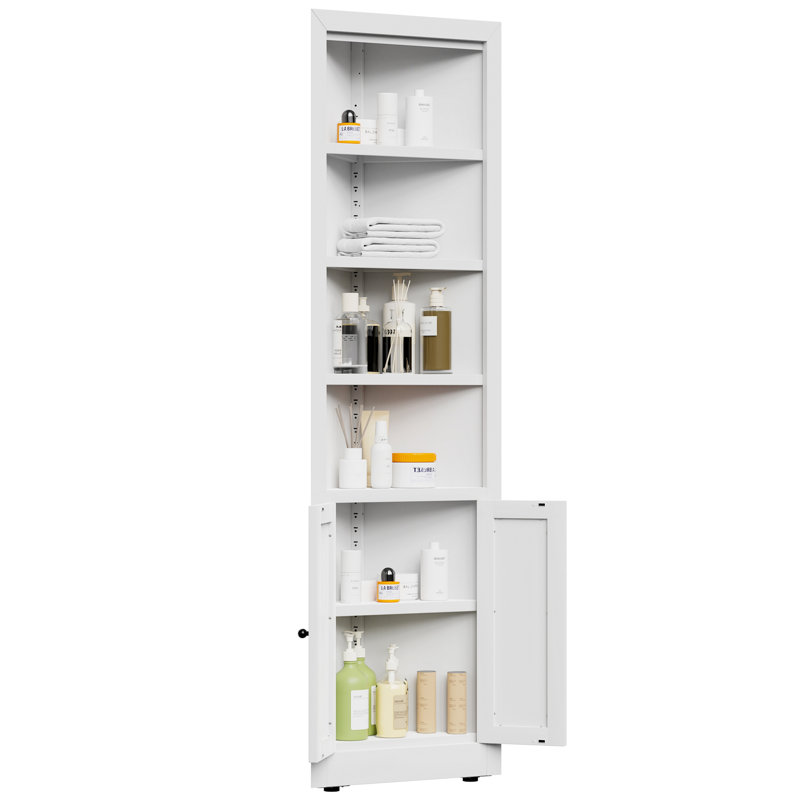 Armoire de rangement de 71 po de hauteur avec 2 portes