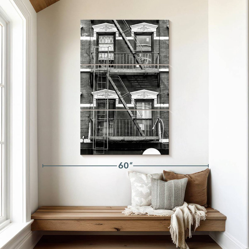 Lilie New York Facade I, 50" H x 32" W