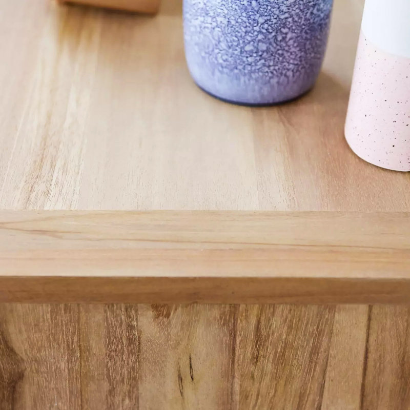 Minimalys 50cm W Solid Wood Bedside Table