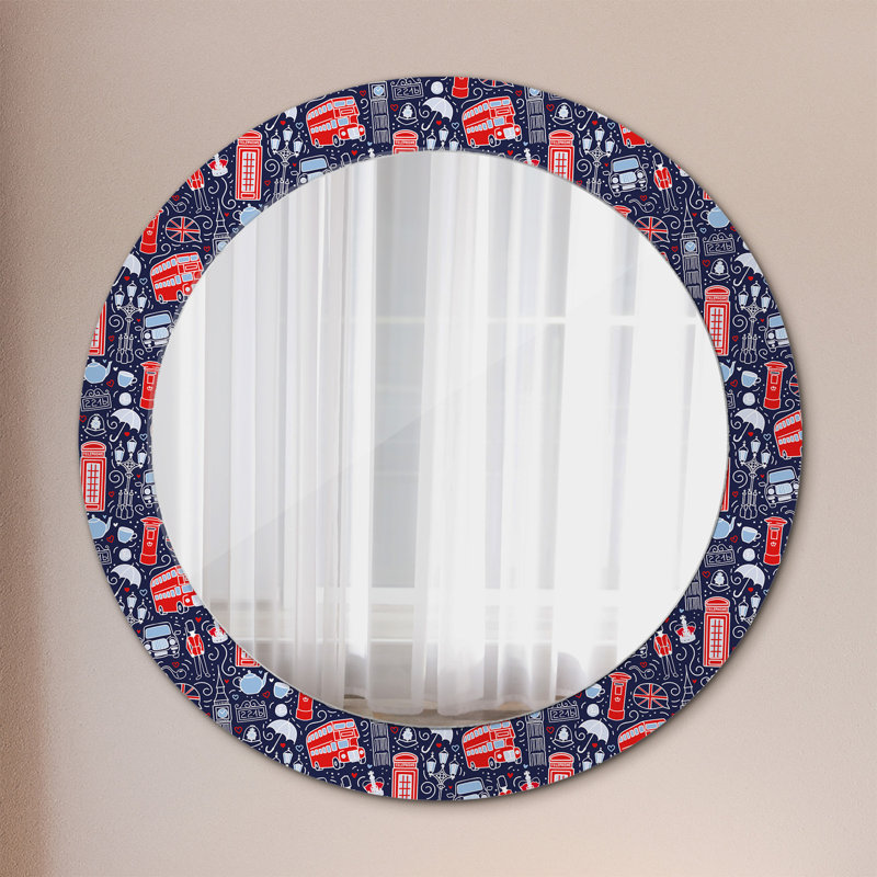 Huldar Glass Flat Wall Mirror