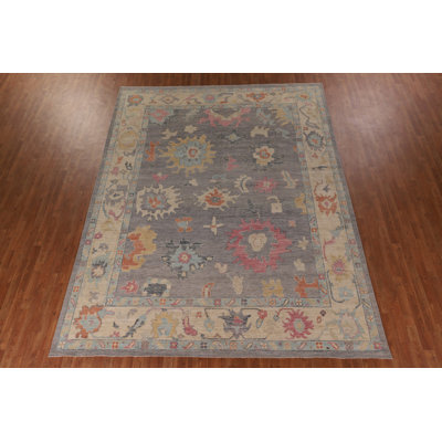 Vegetable Dye Oushak Oriental Area Rug 12