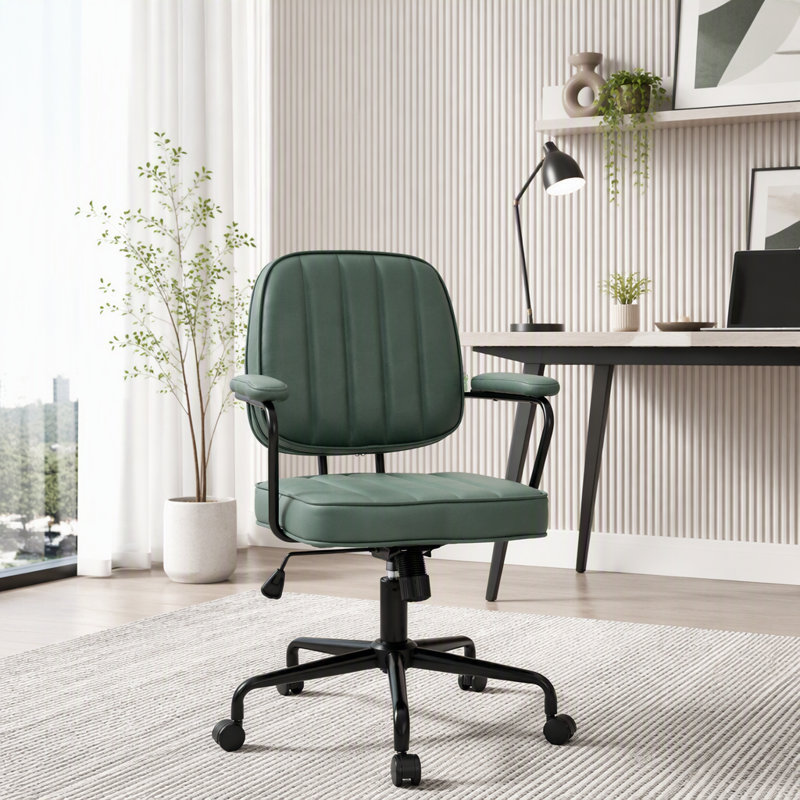 Chaise de bureau à dossier moyen avec hauteur réglable et inclinaison