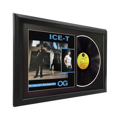 Ice-T "O.G. Original Gangster" Framed Record with Black Mat